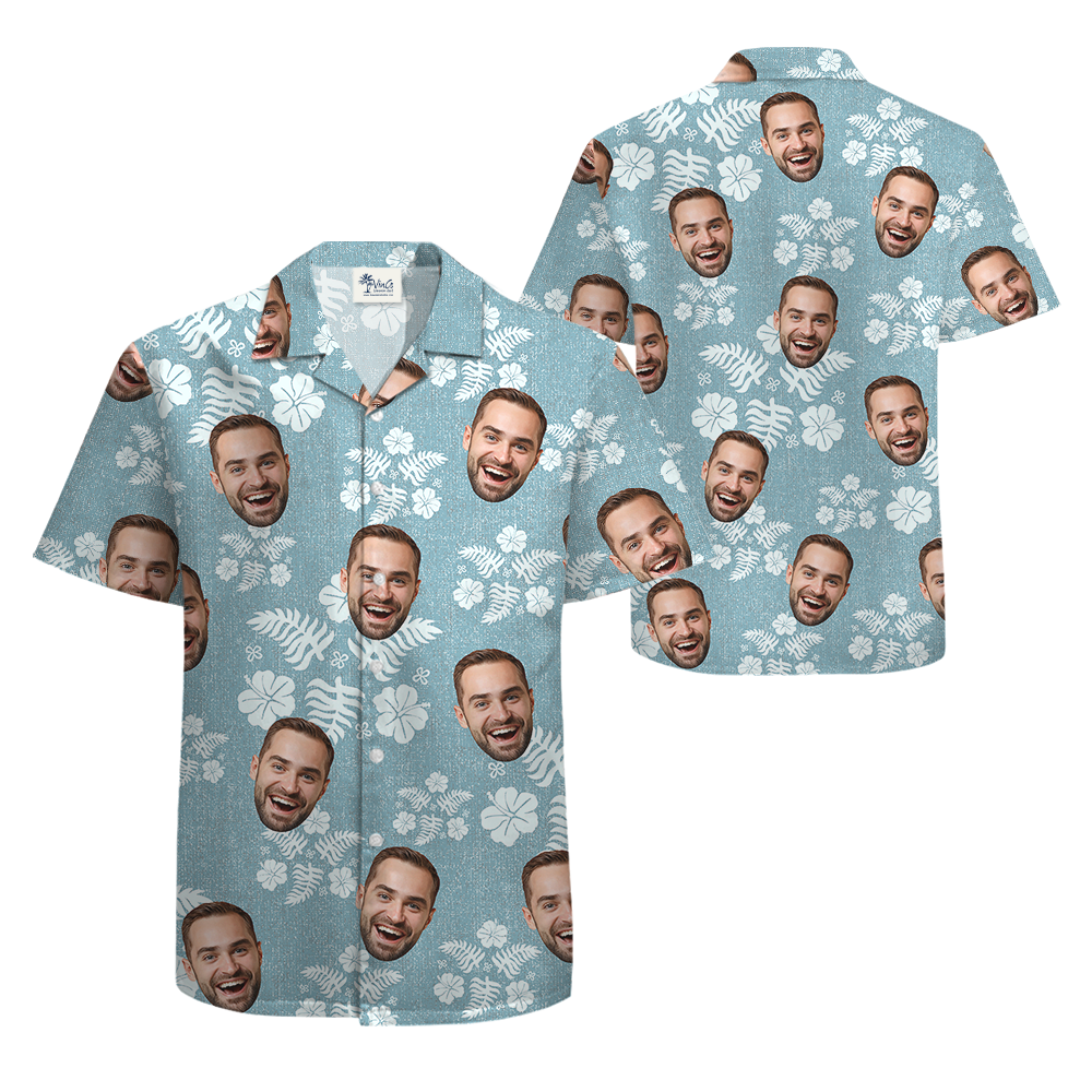 Custom Face Hawaiian Shirt with Multiple Designs