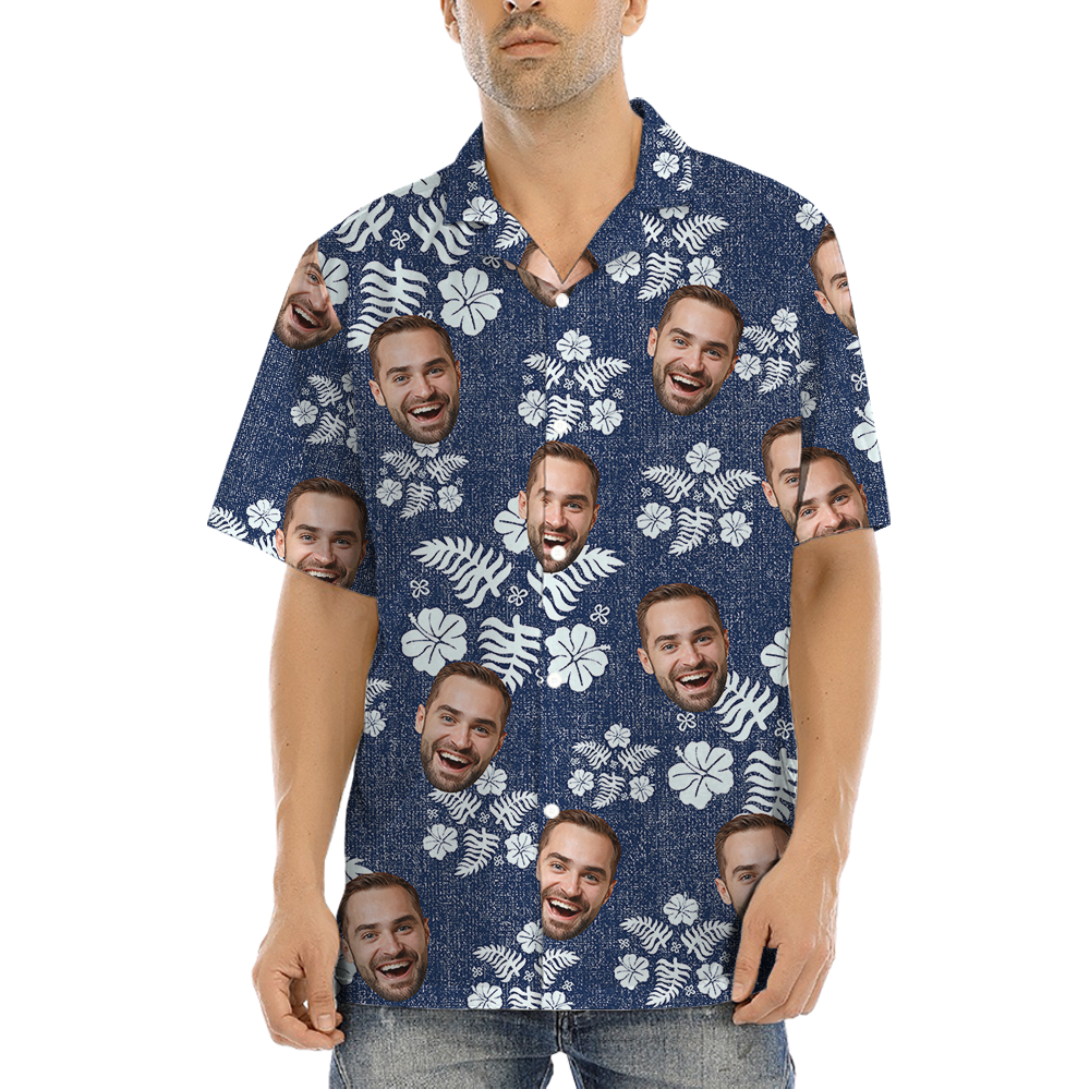 Custom Face Hawaiian Shirt with Multiple Designs
