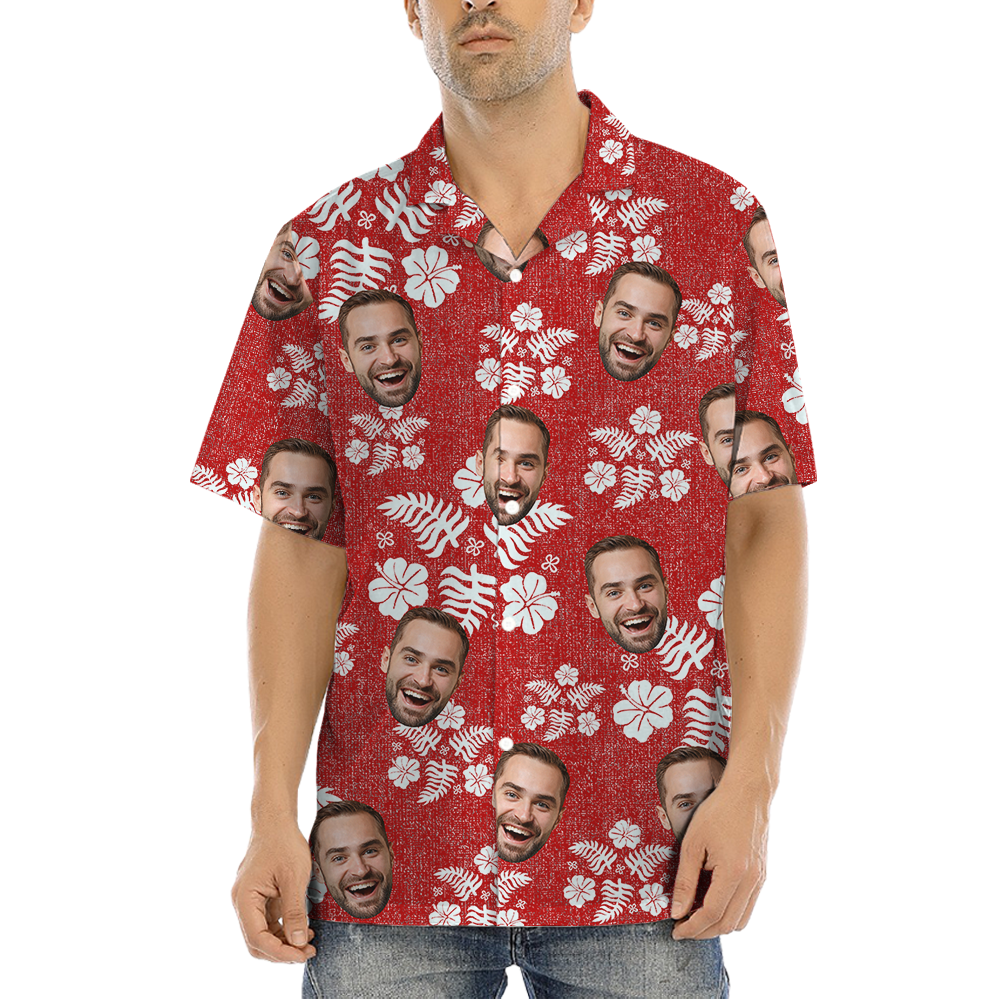 Custom Face Hawaiian Shirt with Multiple Designs