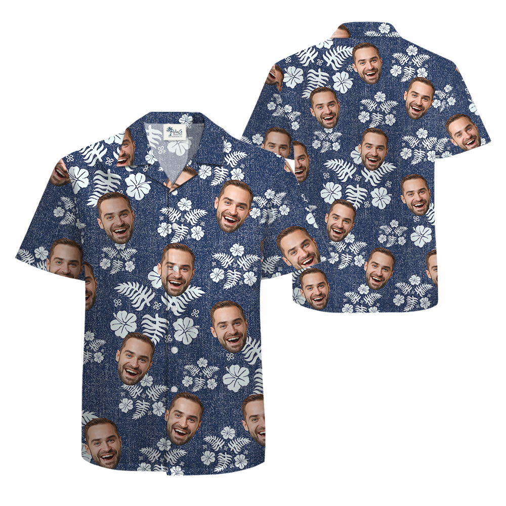 Custom Face Hawaiian Shirt with Multiple Designs
