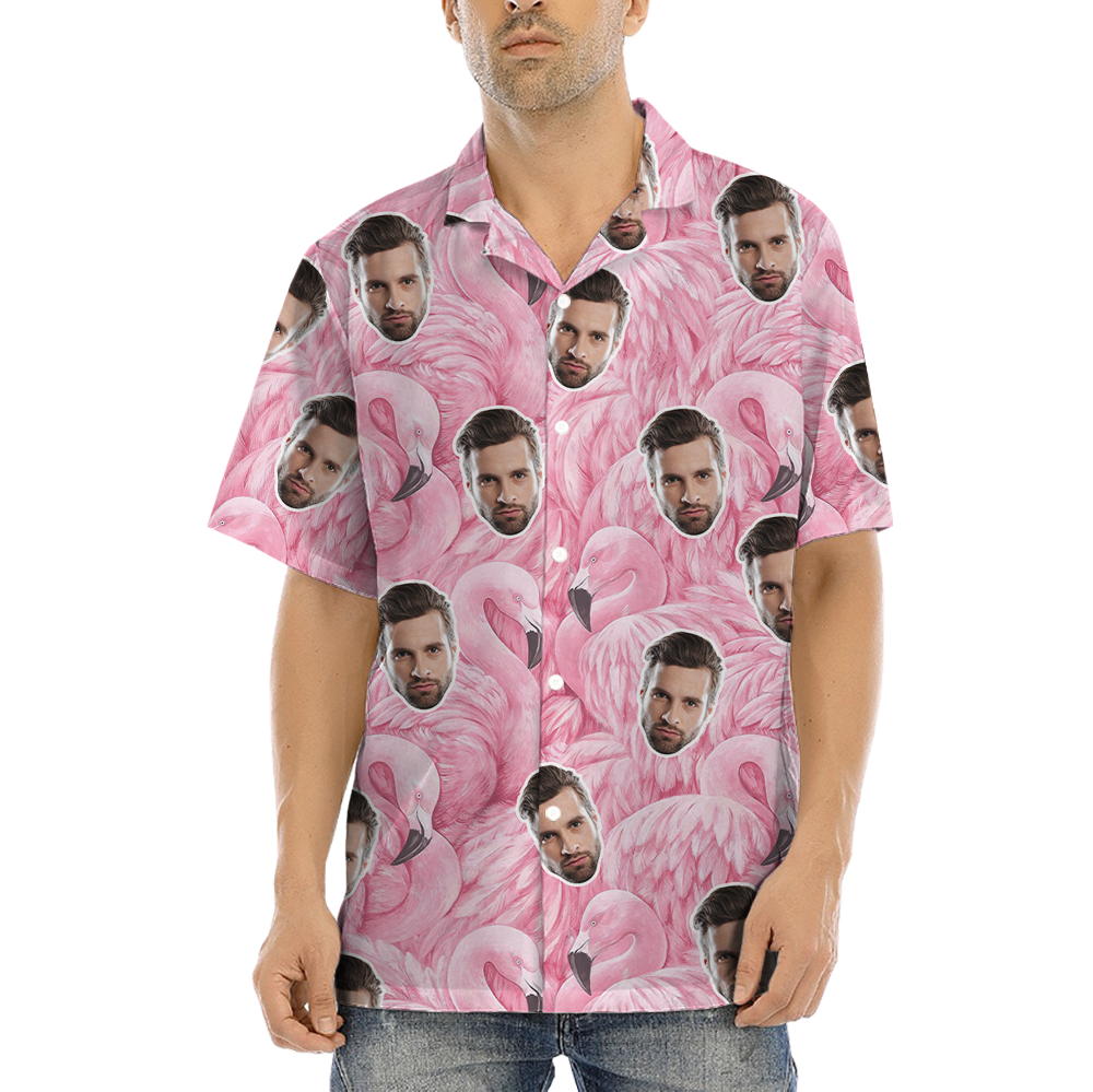 Custom Face Hawaiian Shirt with Multiple Designs