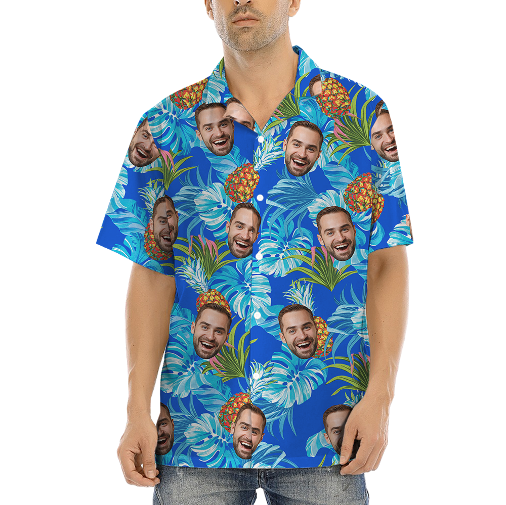 Custom Face Hawaiian Shirt with Multiple Designs
