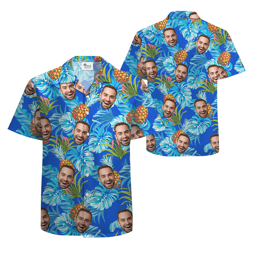 Custom Face Hawaiian Shirt with Multiple Designs