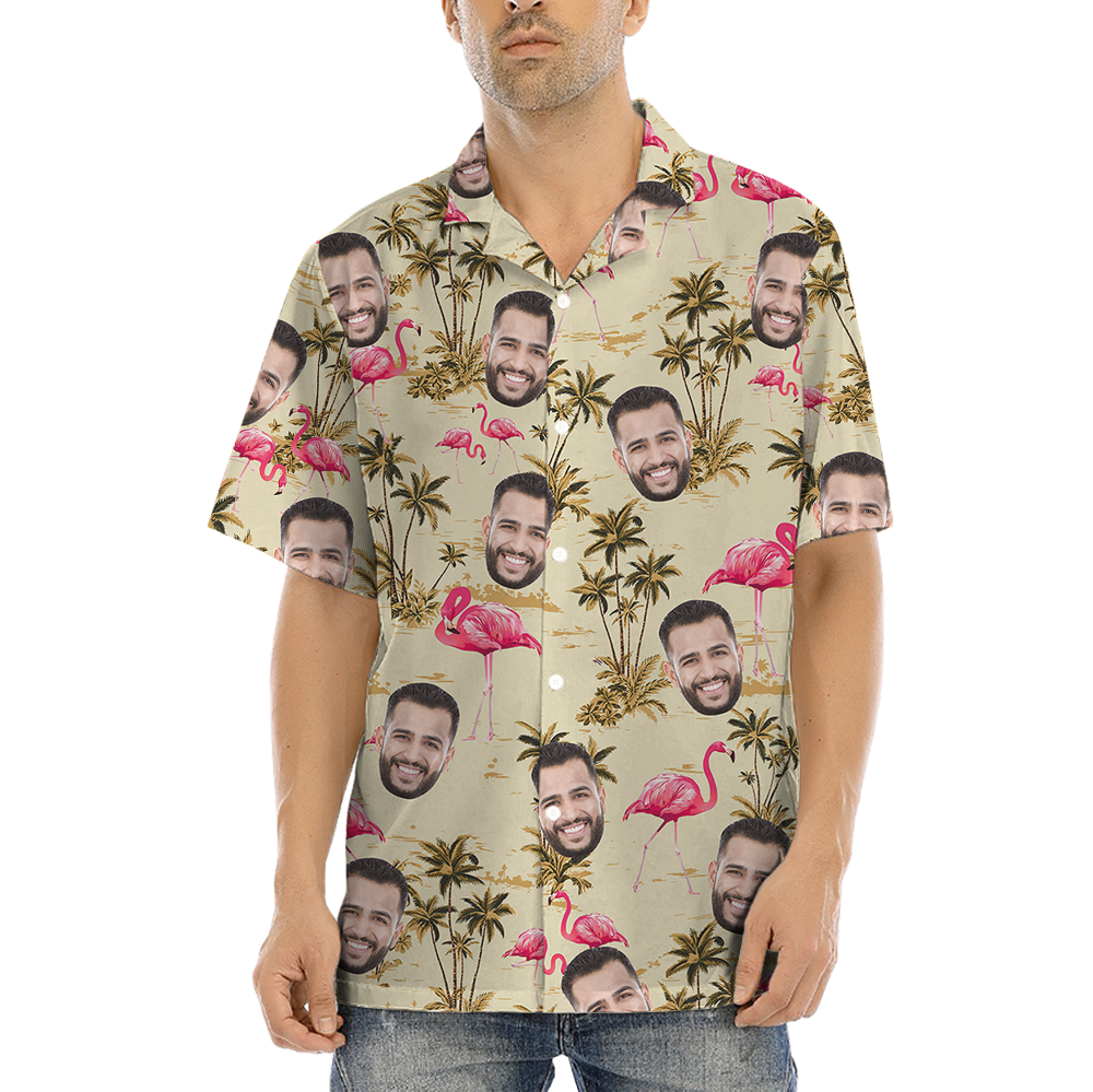 Custom Face Hawaiian Shirt with Multiple Designs