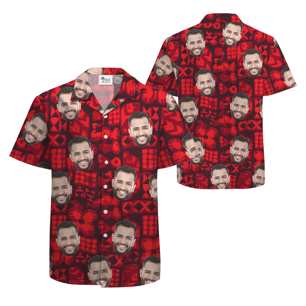 Custom Face Hawaiian Shirt with Multiple Designs