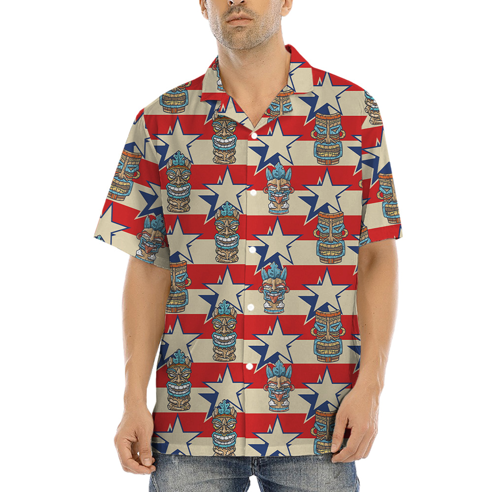 4th Of July Vintage Tiki Shirt - variant image 1
