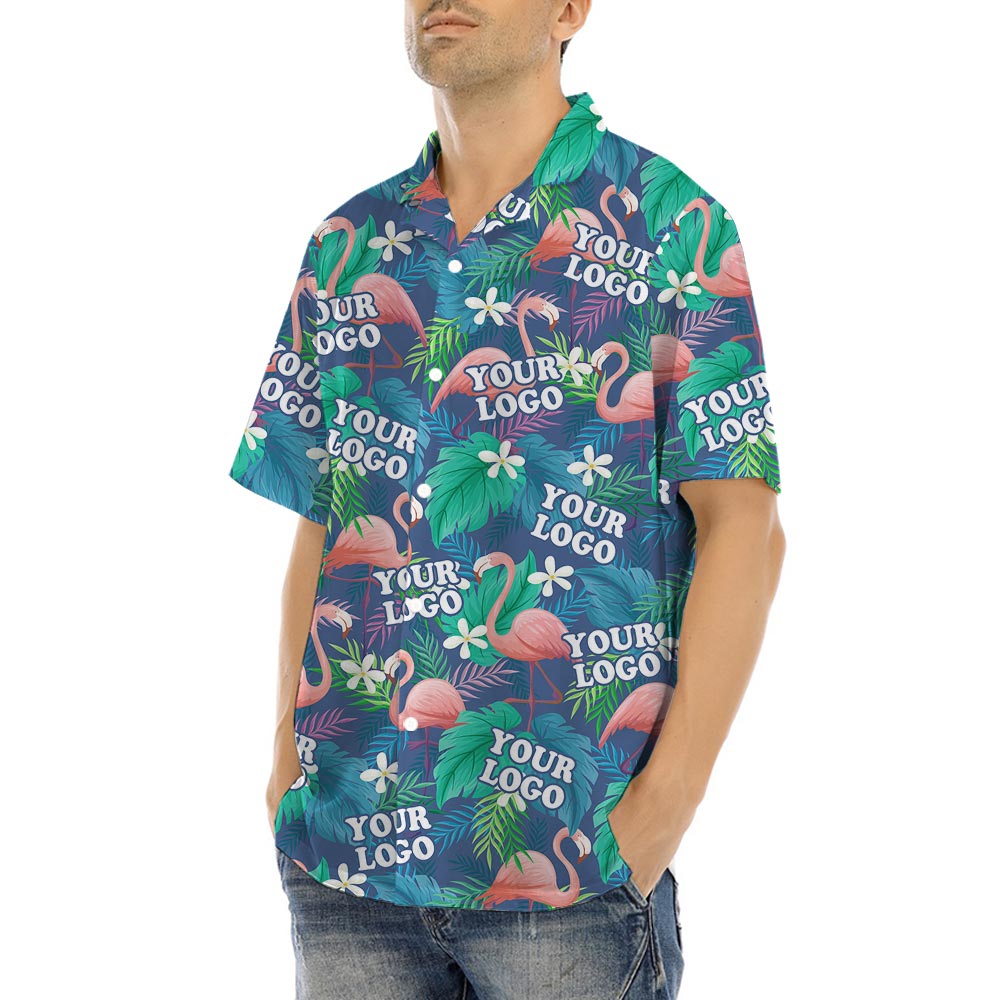 Company Logo Custom Button Shirt No Minimum