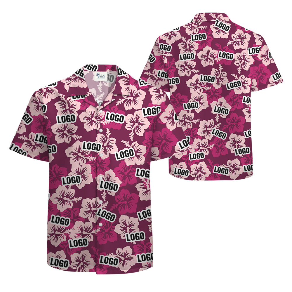 Men's Custom Hawaiian Shirt With Logo