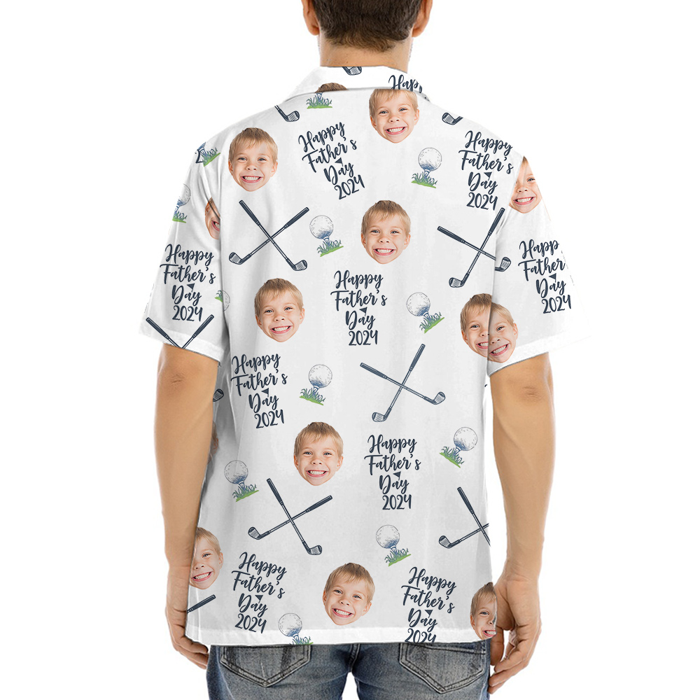 Happy Father’s Day Custom Kid Faces Male Shirt