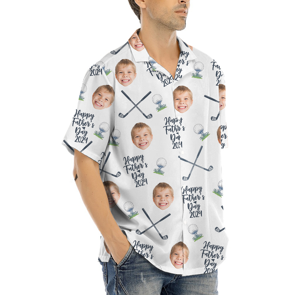 Happy Father’s Day Custom Kid Faces Male Shirt