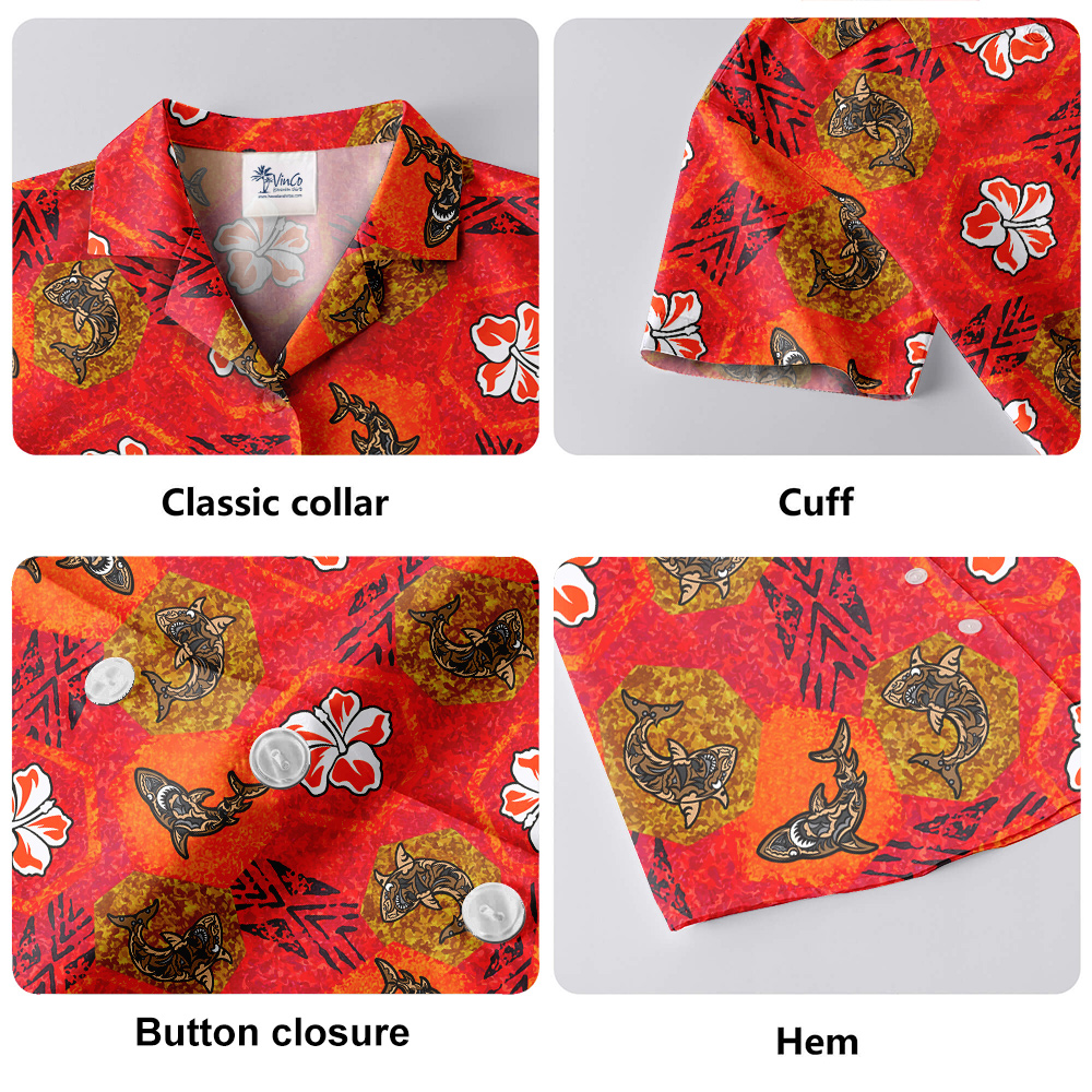 Classic Shark Button Up Shirt