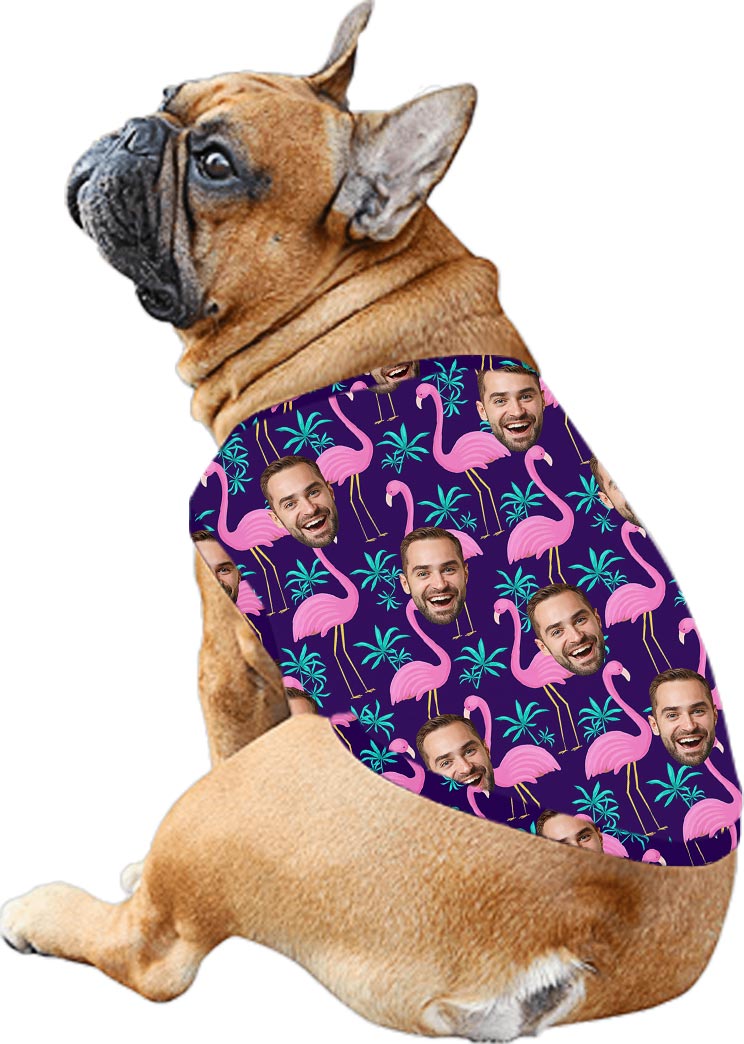 Custom Different Faces Flamingo Hawaiian Outfits Matching Family