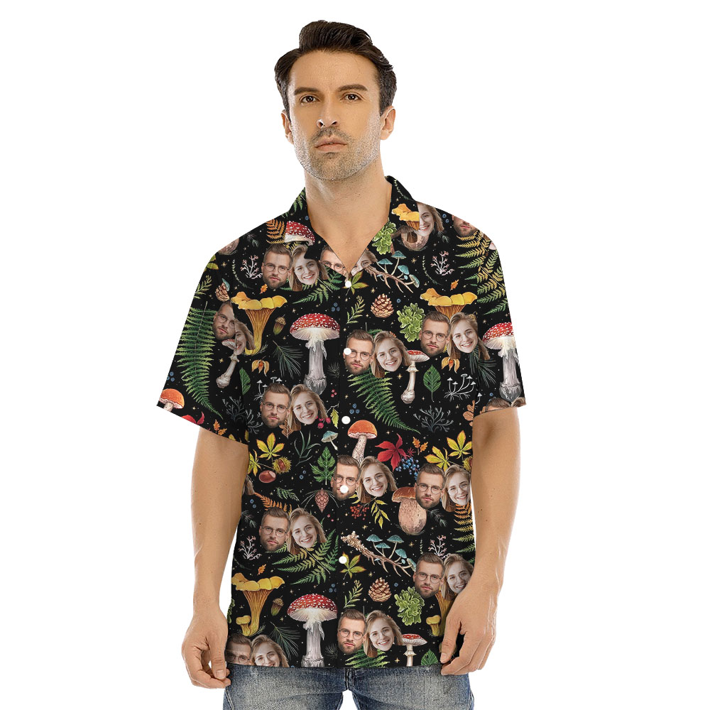 Mushroom Matching Family Shirt And Dress With 1-5 Faces