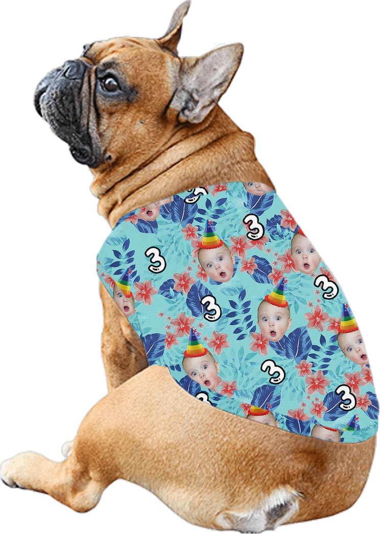 Birthday Matching Hawaiian Outfit For Family With Face
