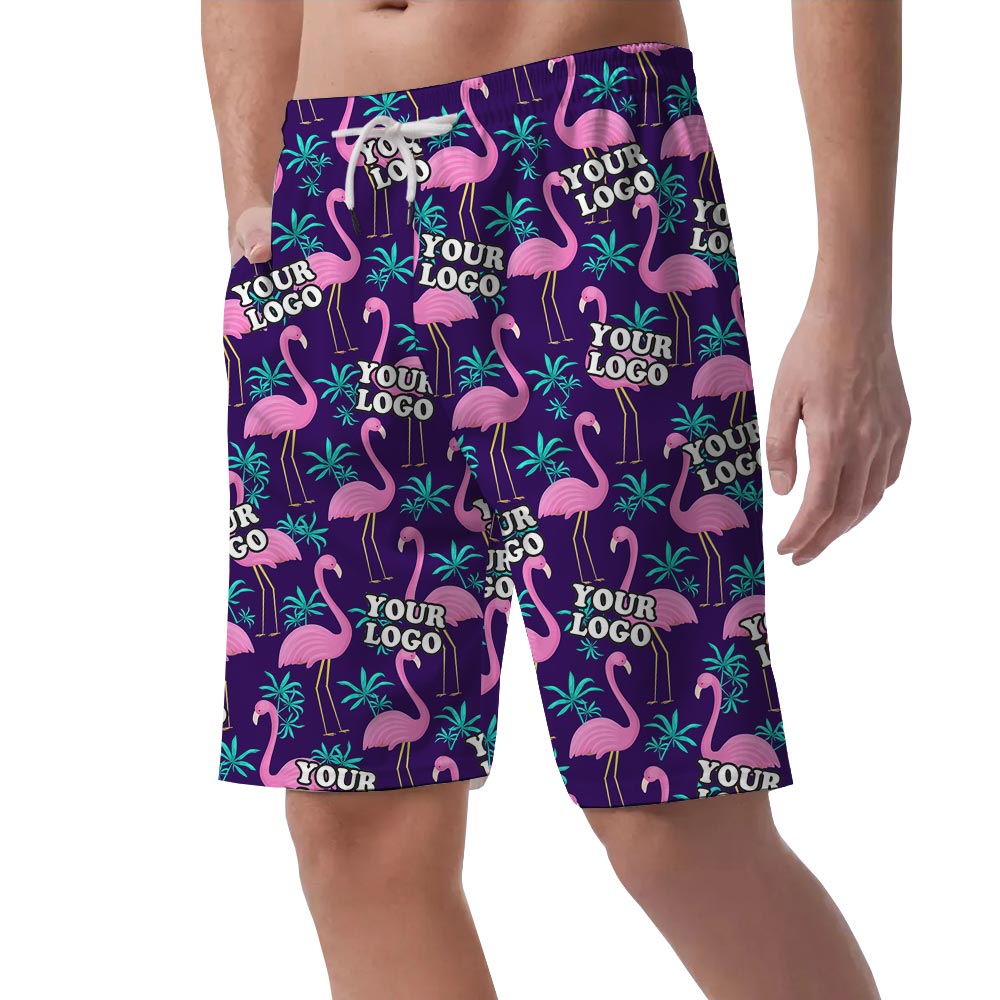 Personalized Team Logo Men's Beach Shorts Matching