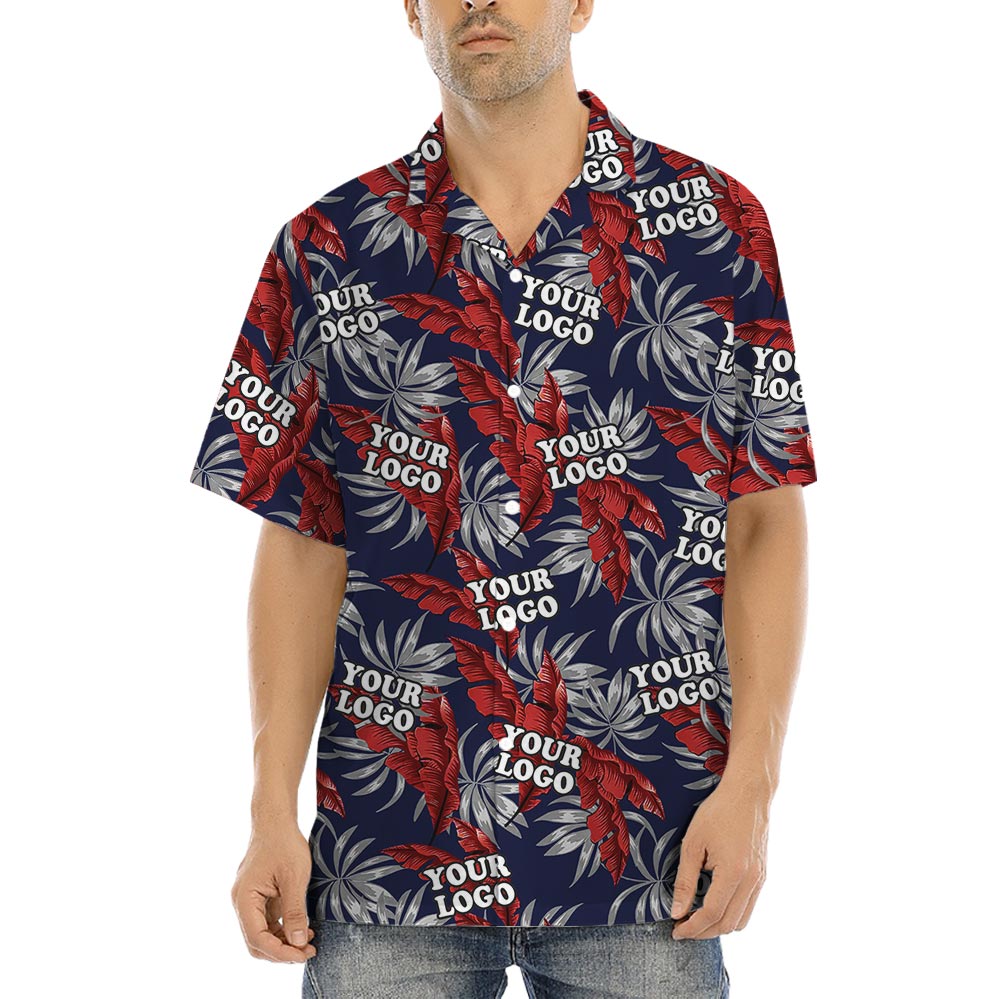 Custom Company Logo Matching Shirt Hawaiian Style - variant image 1