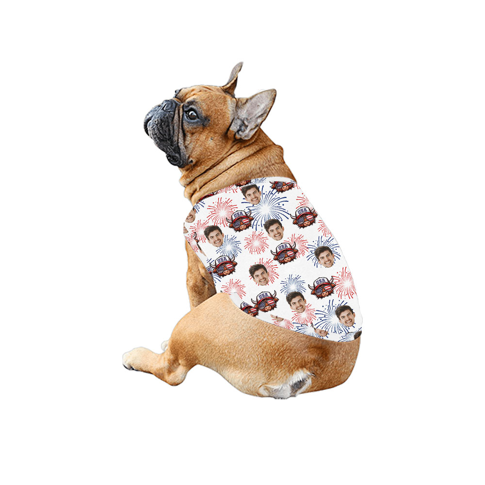 Cow Print 4th Of July Matching Family Hawaiian Shirt