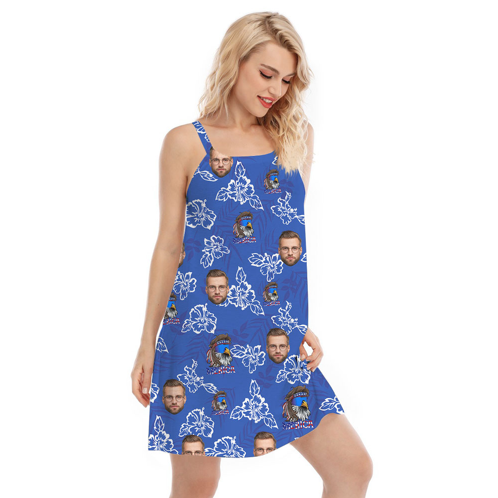 Face On Independent Day Cami Dress For Women