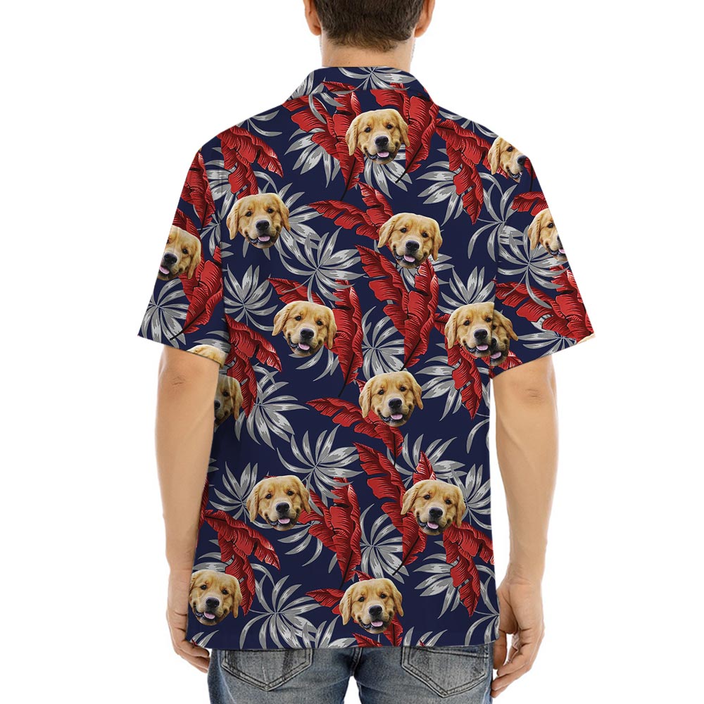Dog Picture Hawaiian Custom Shirt For Men