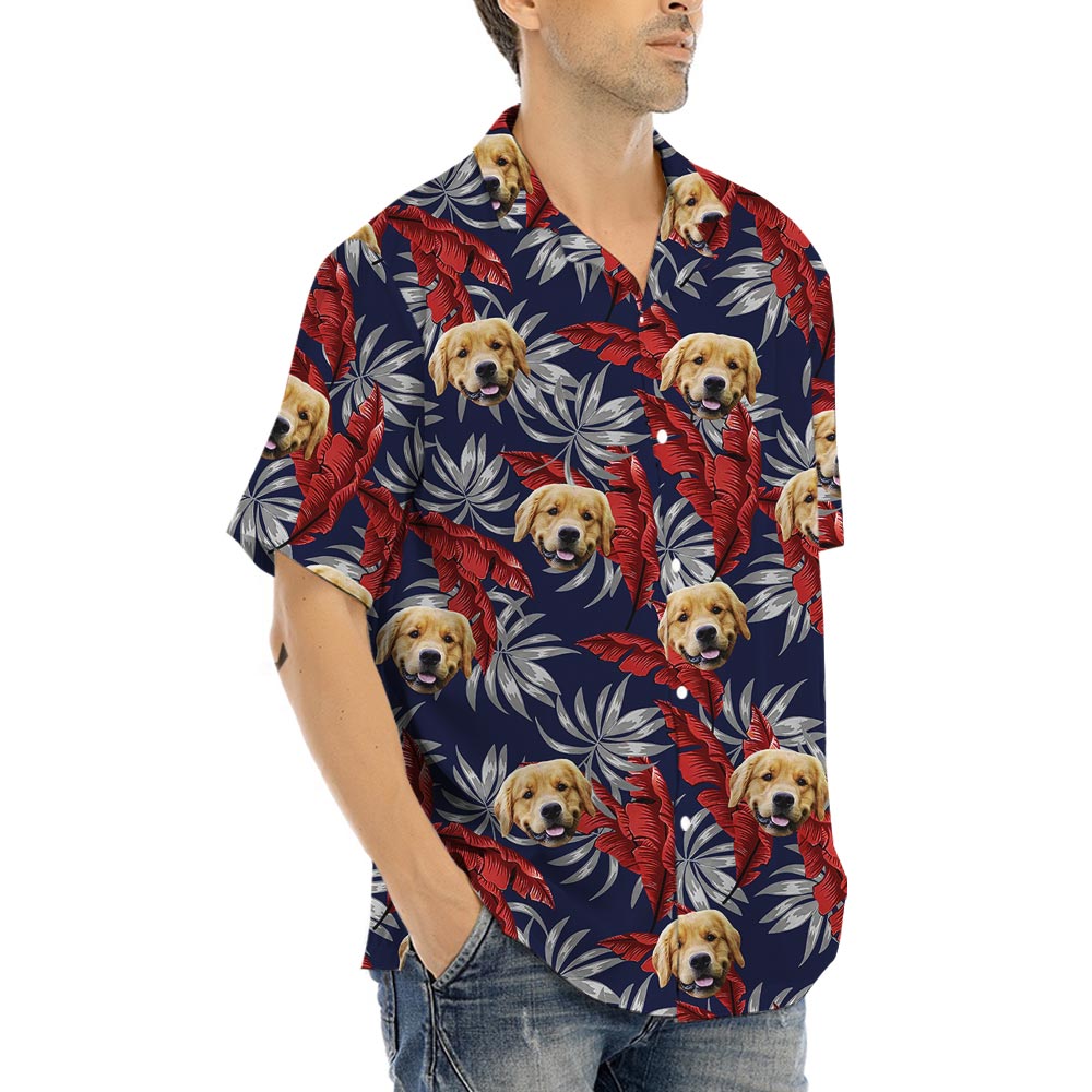 Dog Picture Hawaiian Custom Shirt For Men