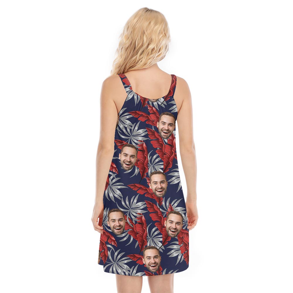 Funny Photo Personalized Women's Hawaiian Dress