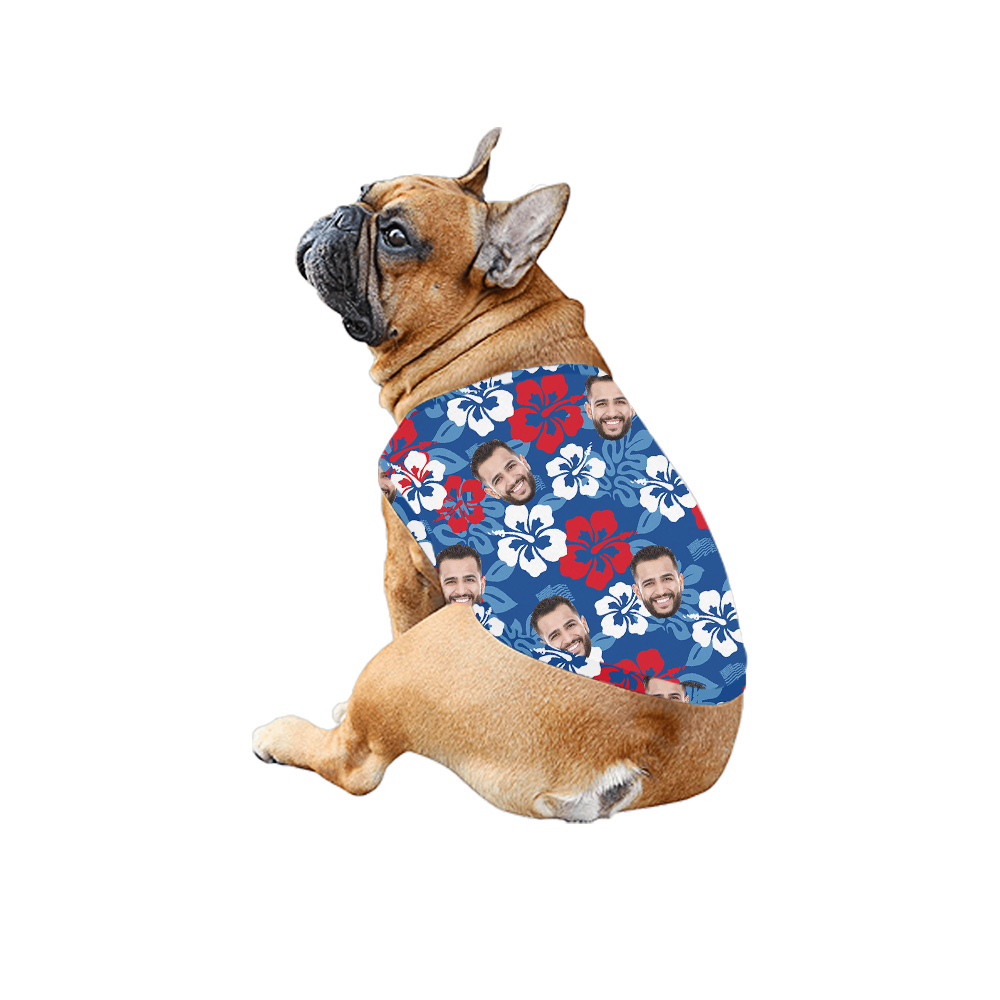 Hibiscus 4th Of July Matching Family Hawaiian Outfits With Custom Face