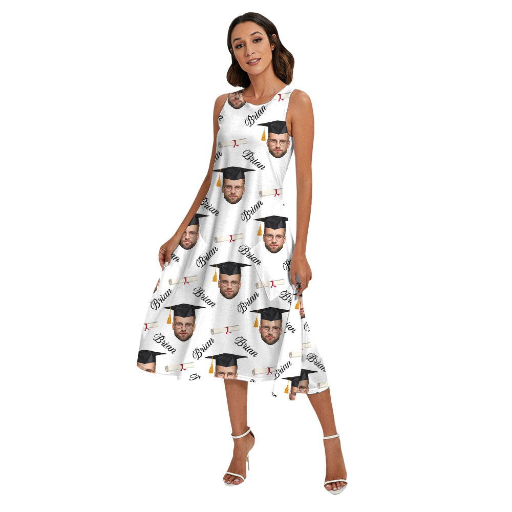 Custom Face Graduation Matching Family Hawaiian Outfits
