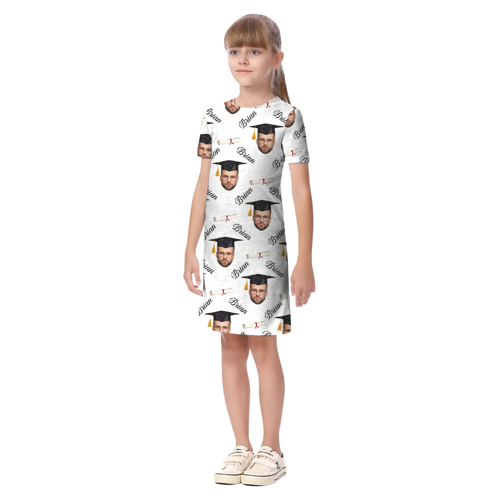 Custom Face Graduation Matching Family Hawaiian Outfits