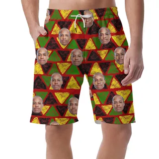 Independence 19th June Aloha Short for Men Custom 1-4 Faces