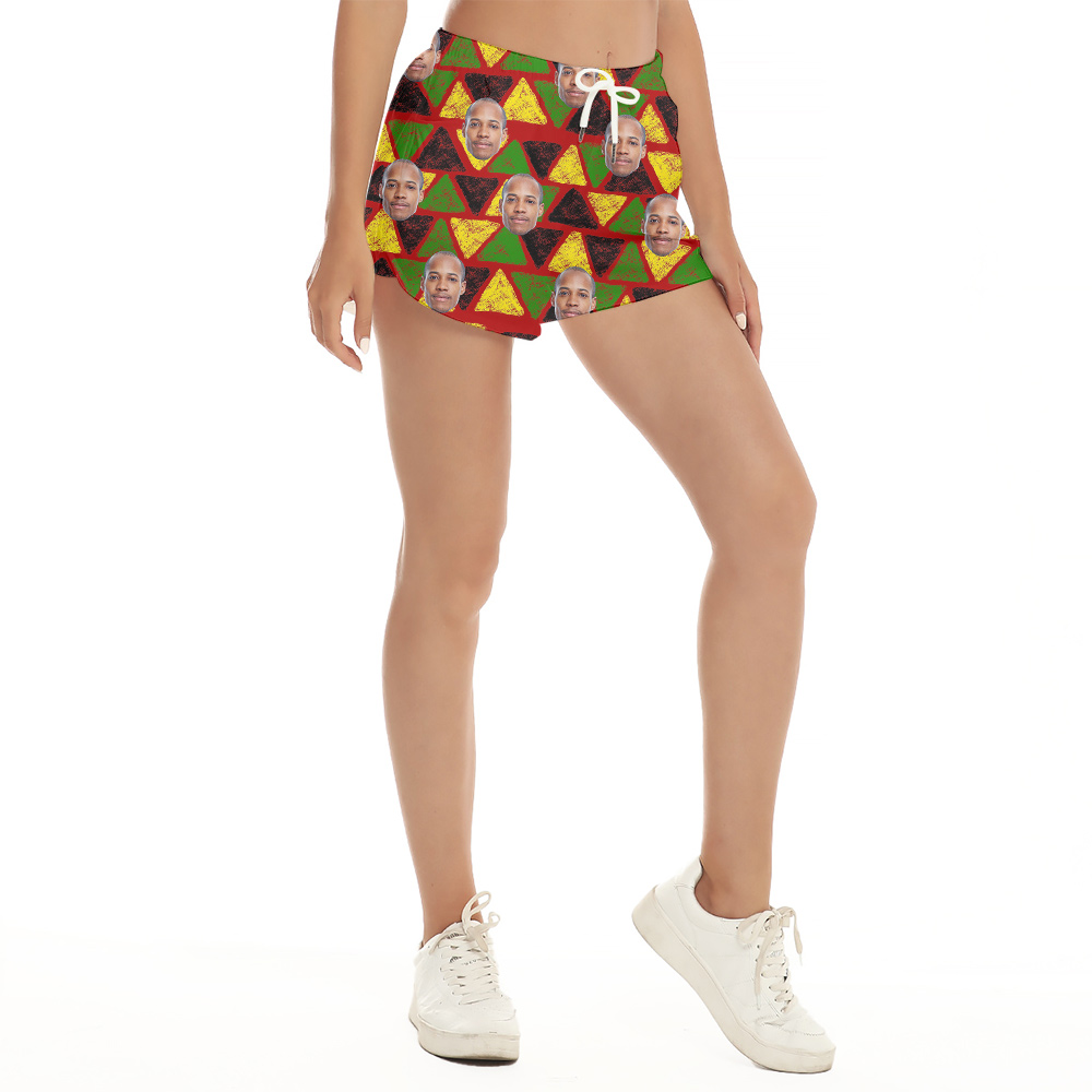 19th June Hawaiian Women Short Custom Multiple Faces