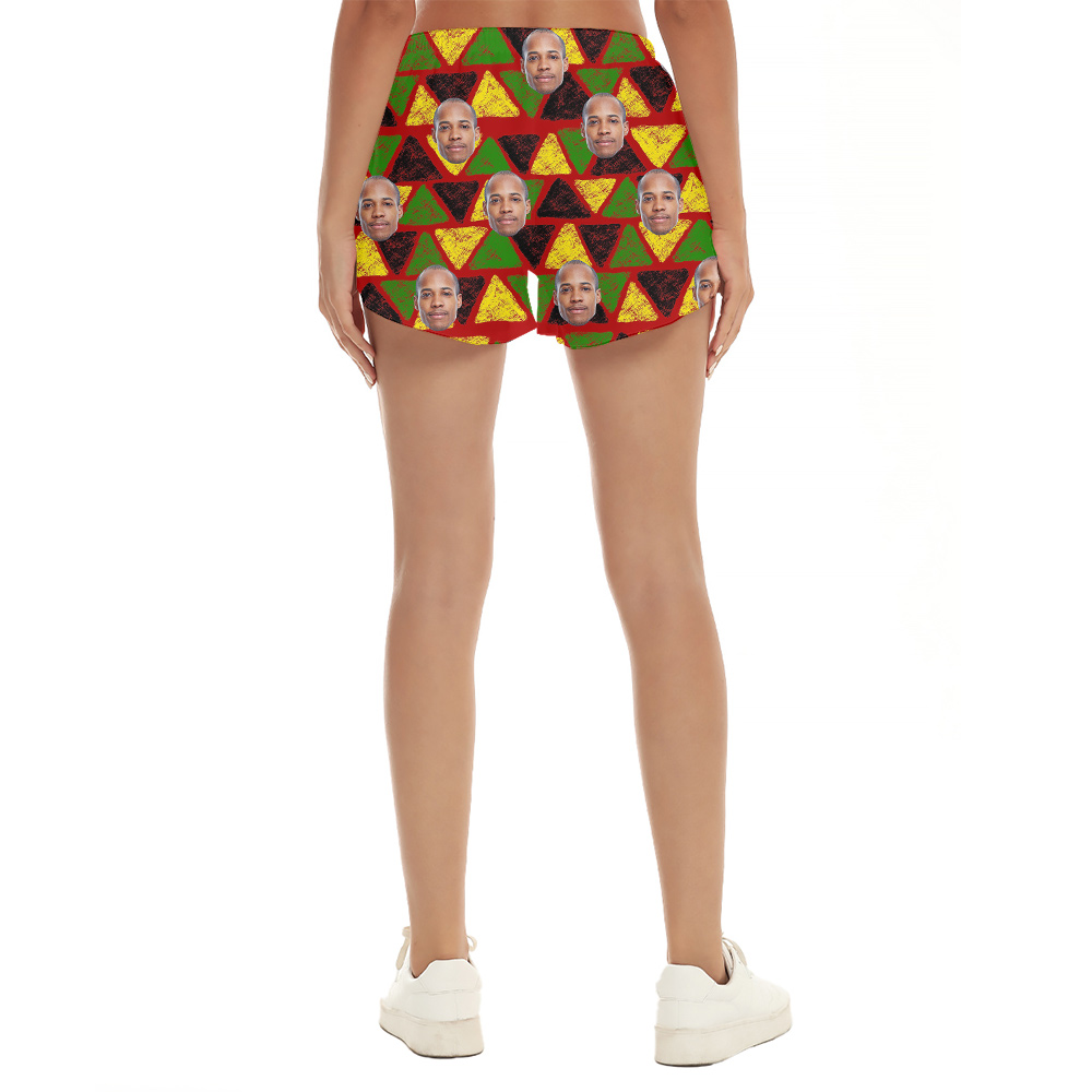 19th June Hawaiian Women Short Custom Multiple Faces