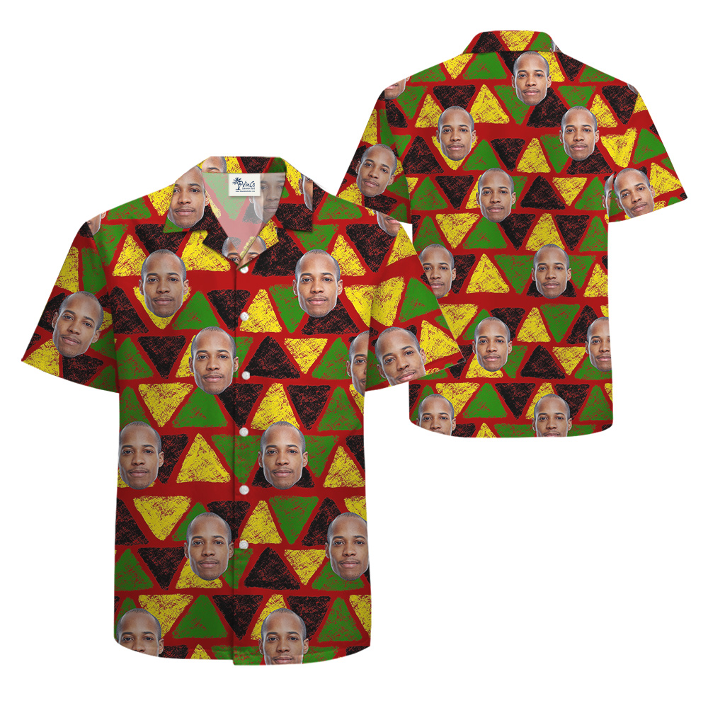 19th June Independence Hula Men Shirt Custom 1-4 Faces