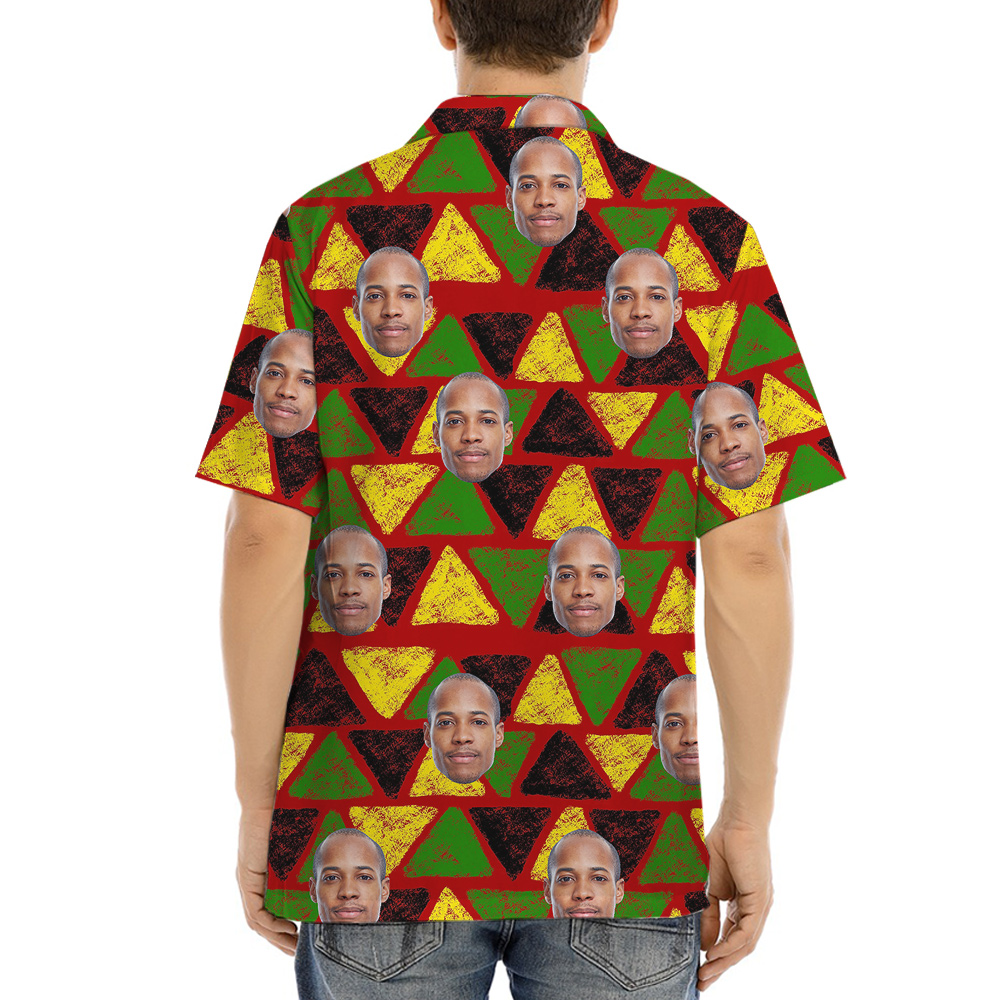 19th June Independence Hula Men Shirt Custom 1-4 Faces