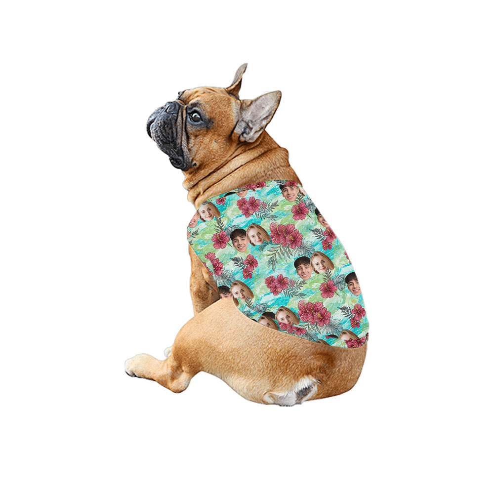 Custom 1-5 Faces Matching Hawaiian Shirt And Dress