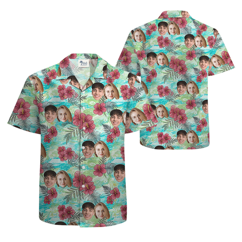 Vintage Custom Short Sleeve Button Up Shirt