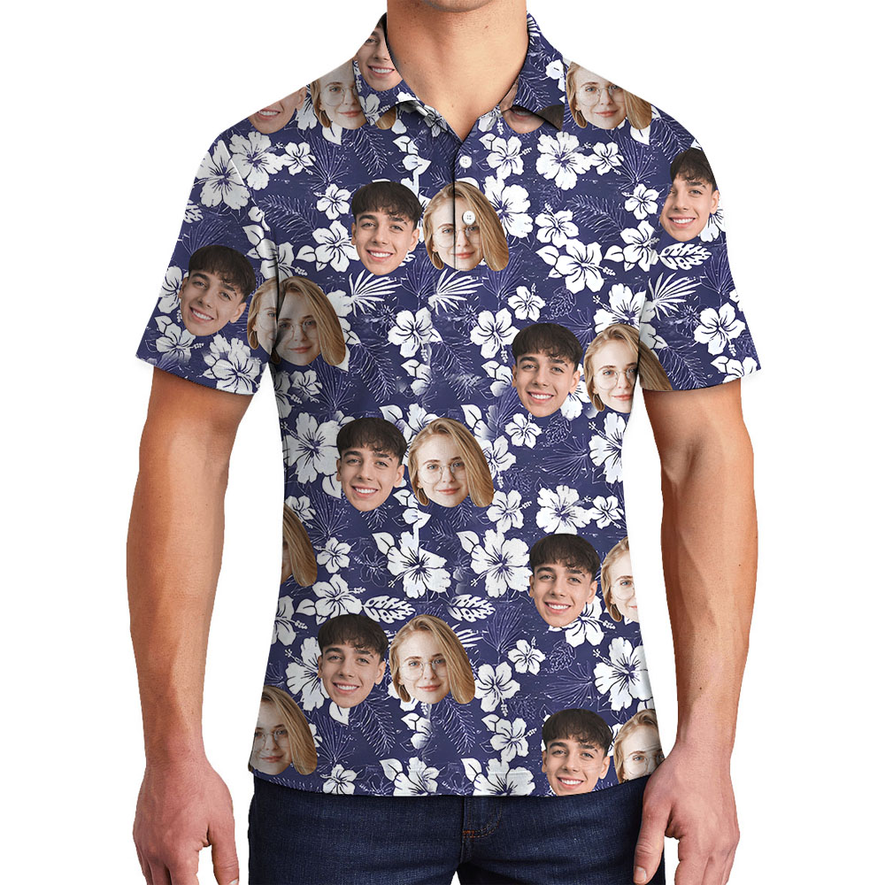 Photo Print On Men's Polo Golf Shirt - variant image 1