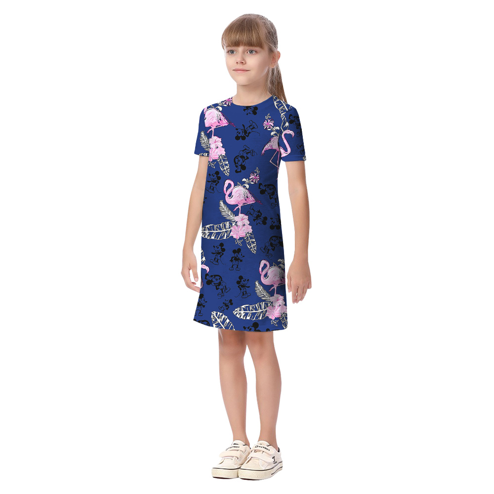 Steamboat Willie Mickey Flamingo Navy Matching Family Hawaiian Wear