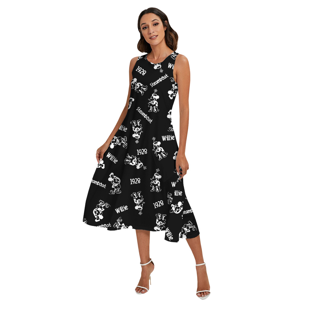 Cute Mickey Steamboat Willie Vintage Matching Family Hawaiian Clothes