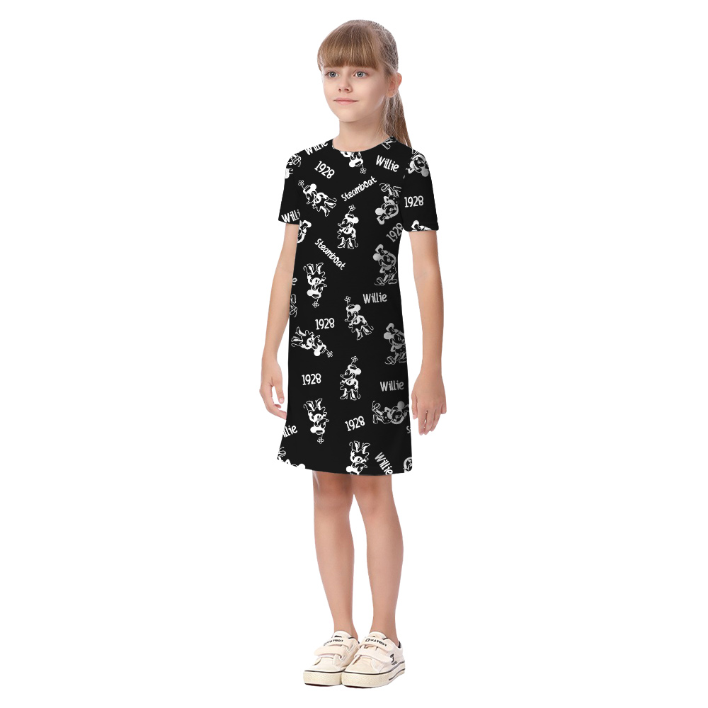 Cute Mickey Steamboat Willie Vintage Matching Family Hawaiian Clothes
