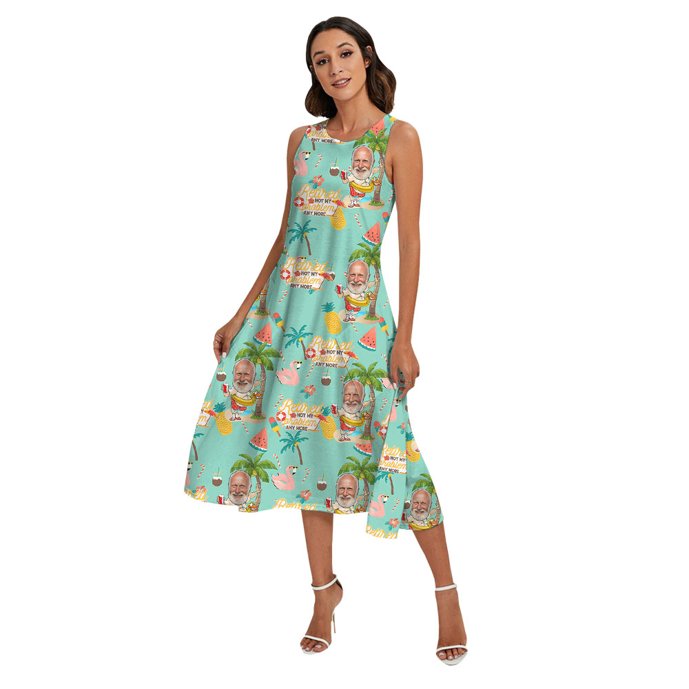 Retirement Hawaiian Clothes For Family With Custom Face
