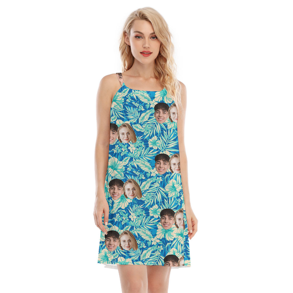 Aloha Hula Dress With Custom Faces For Women - variant image 1
