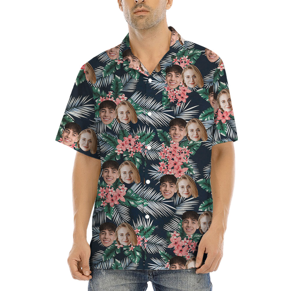 Cool Custom Multiple Faces Aloha Shirt For Men - variant image 1