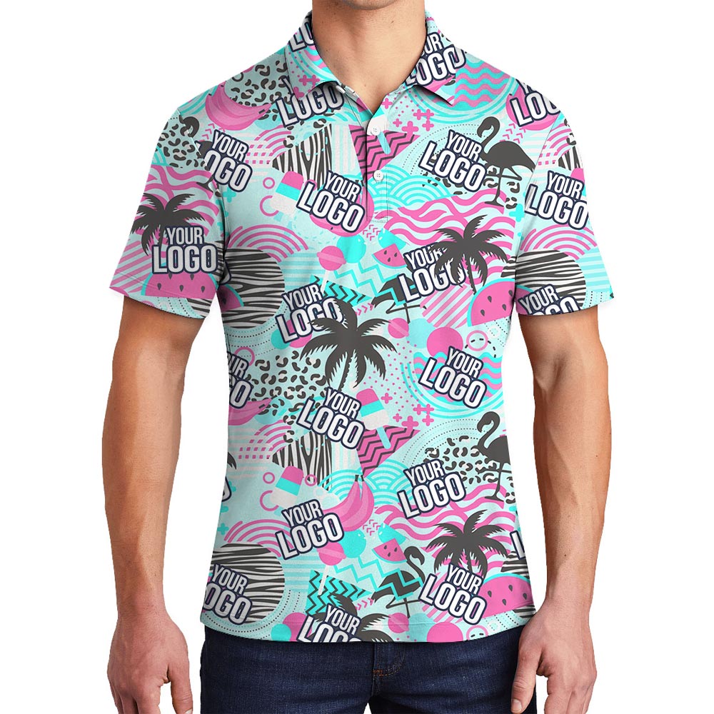 Personalized Men's Polo Shirt With Company Logo - variant image 1