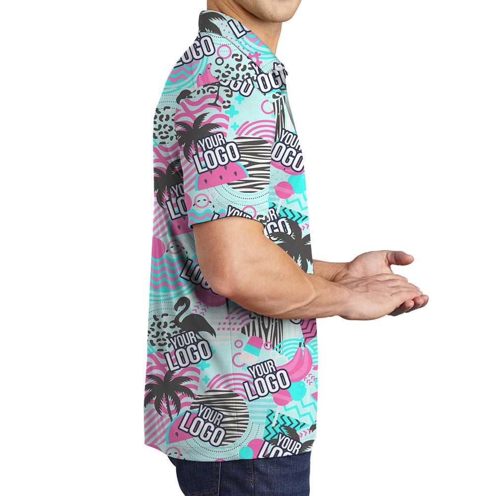 Personalized Men's Polo Shirt With Company Logo