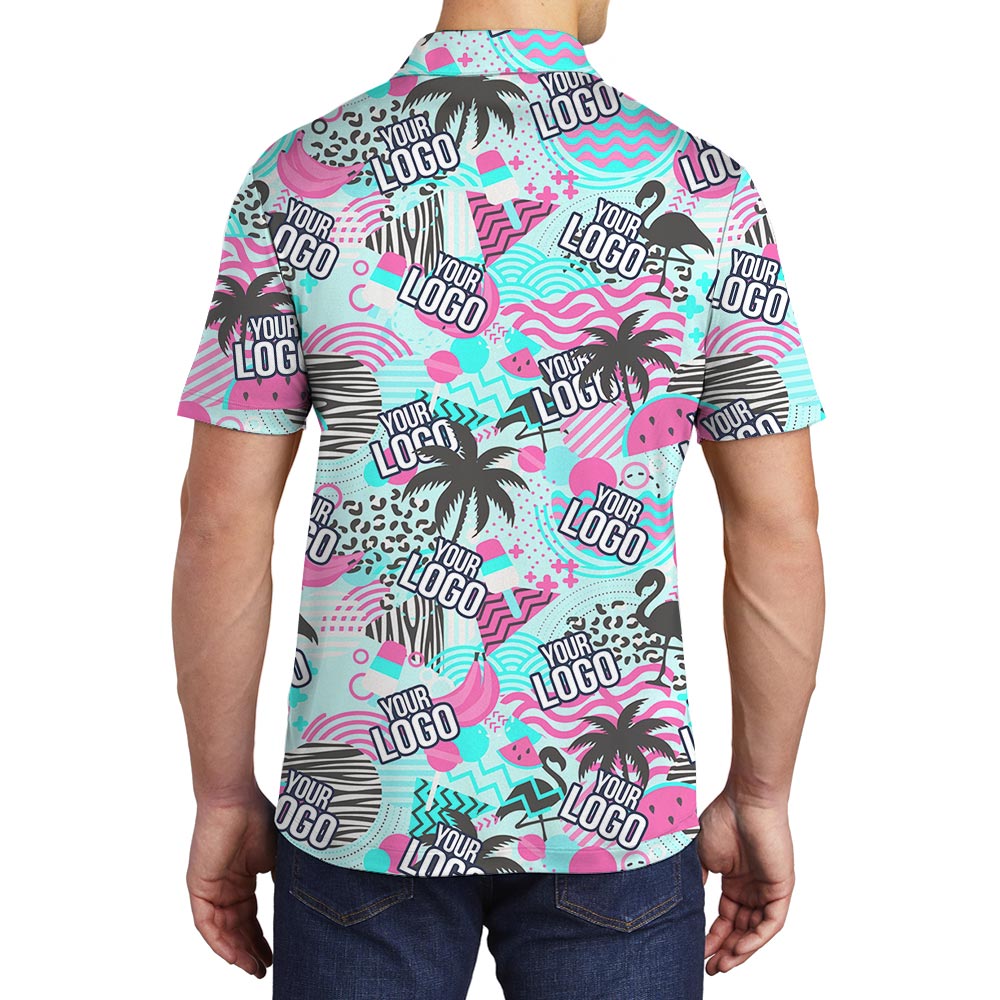 Personalized Men's Polo Shirt With Company Logo