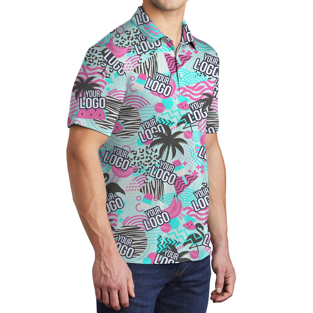Personalized Men's Polo Shirt With Company Logo