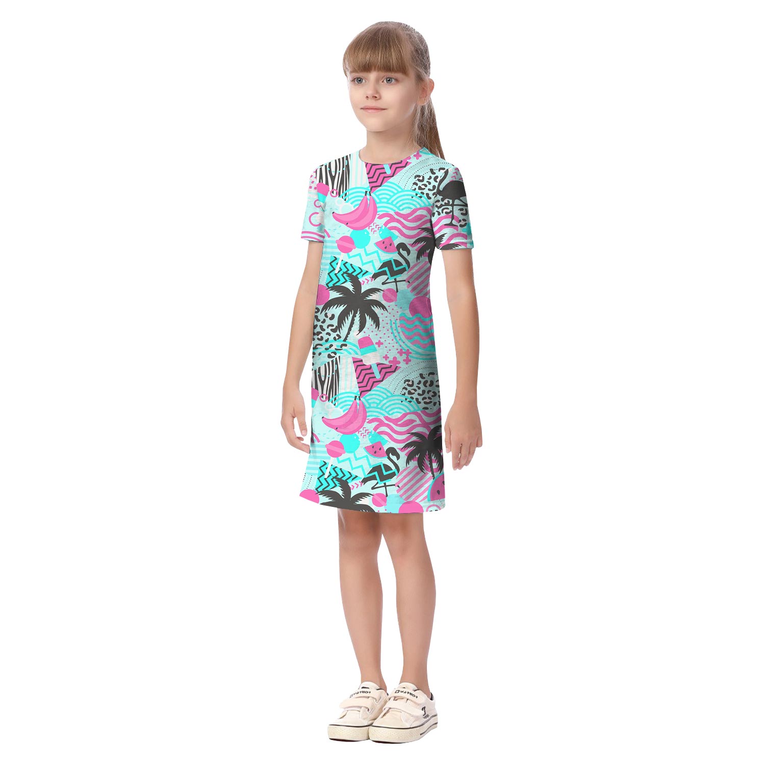 Matching Retro Flamingo Hawaiian Outfits For Family