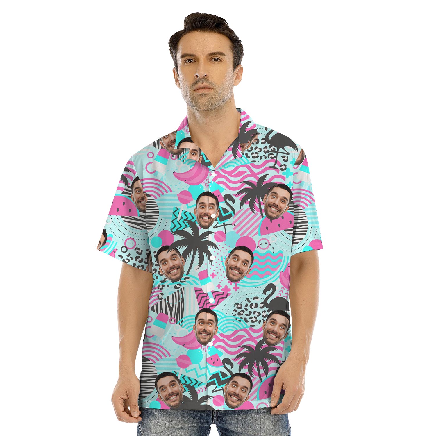 Custom Retro Hawaiian Shirt For Men And Women