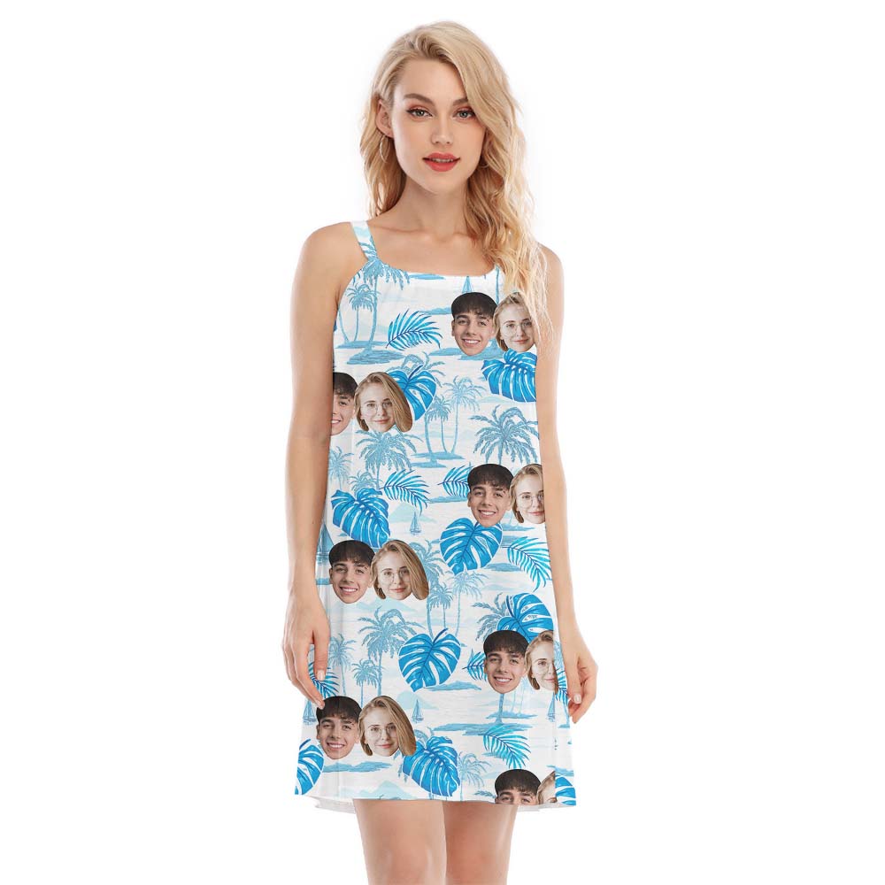 Personalized Photo Cami Dress With Palm Tree - variant image 1