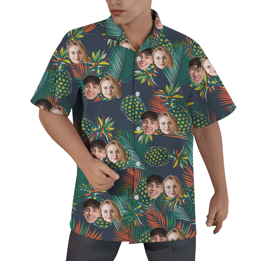 Custom Pineapple Hawaiian Shirt With Faces - variant image 1